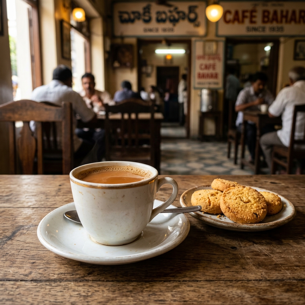 Irani Chai & Osmania Biscuit